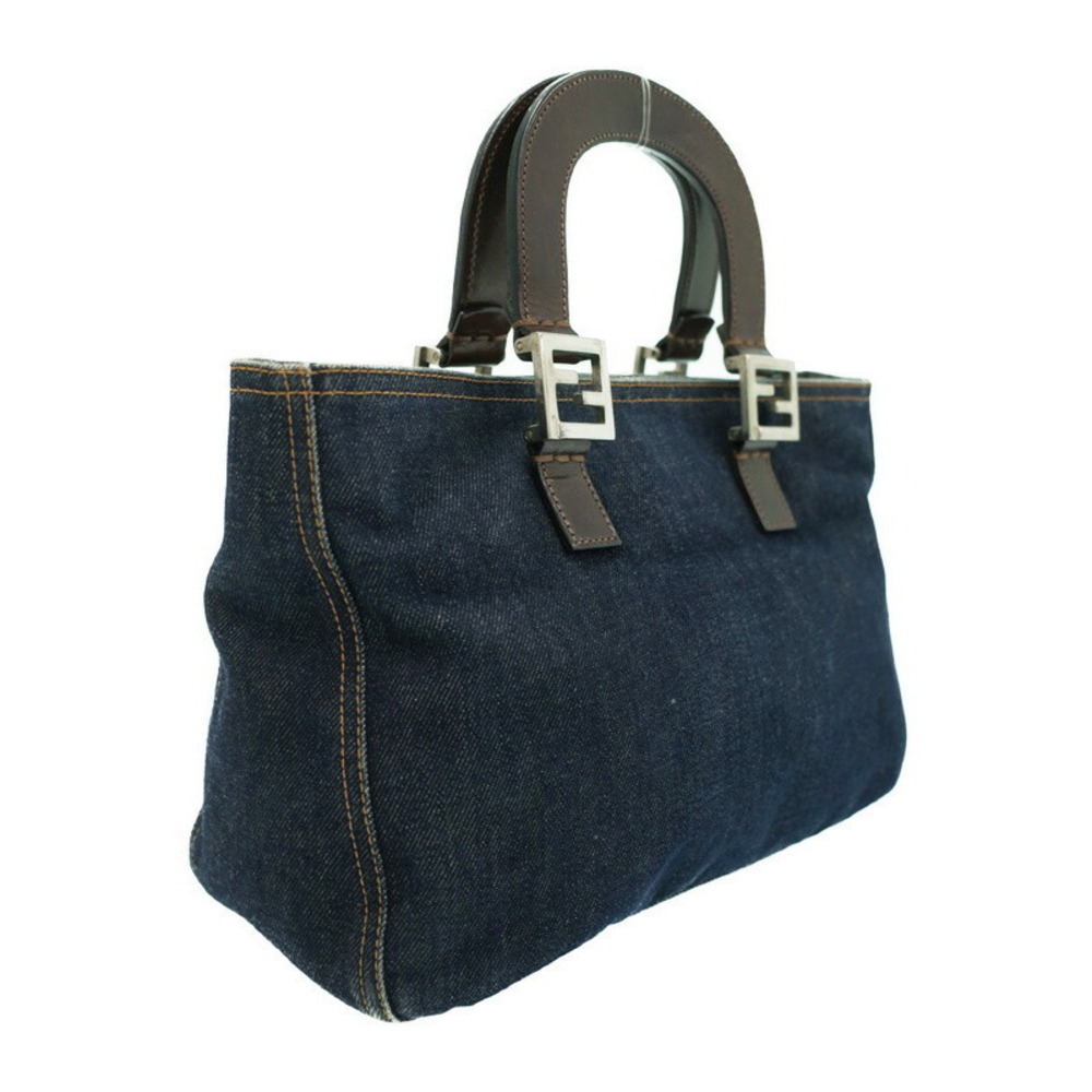 Fendi Tote Denim Bag Handbag